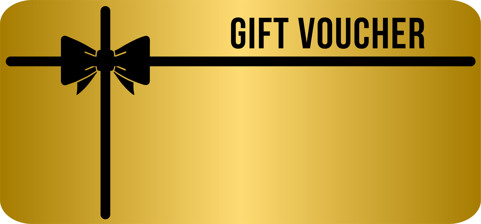 Golden gift voucher